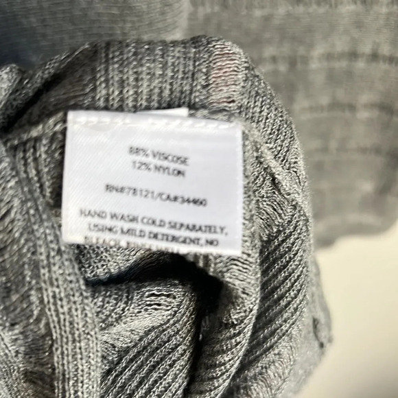 Eileen Fisher Gray Crew Neck Sweater - Picture 9 of 11